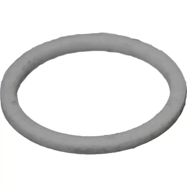 A close-up photo of the F.1404 PTFE GASKET 36x30x2mm, a white circular O-ring, set against a plain white background. © 2025 1st-line.com