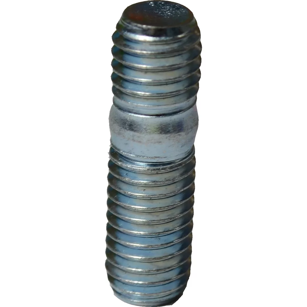 A close-up view of the ECM C309900131 E61 Allen Screw M8x31, featuring threads on both ends and a smooth unthreaded section in the middle. © 2025 1st-line.com