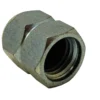 A close-up view of the Rancilio 26220015 Nut, a hexagonal pipe coupling fitting with a threaded interior and slightly worn surface, shown isolated on a white background. © 2025 1st-line.com