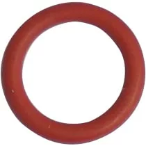 A discontinued red circular rubber O-Ring gasket, compatible with the Lelit 8700006 steam wand tip, is shown against a white background. © 2025 1st-line.com
