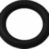 A Faema MG Steam Pipe O-Ring F067 8x1.9 mm, black and circular with a hollow center, is displayed against a white background. © 2025 1st-line.com
