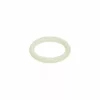 A Fiorenzato A1200011 O-ring, plain and white, made of rubber or plastic, is shown lying flat on a white background. © 2025 1st-line.com