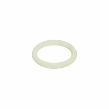 A Fiorenzato A1200011 O-ring, plain and white, made of rubber or plastic, is shown lying flat on a white background. © 2025 1st-line.com