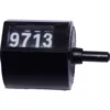 A Fiorenzato A3200006 Doge Counter in black shows “9713” in white on a small window, featuring a short cylindrical side handle. © 2025 1st-line.com
