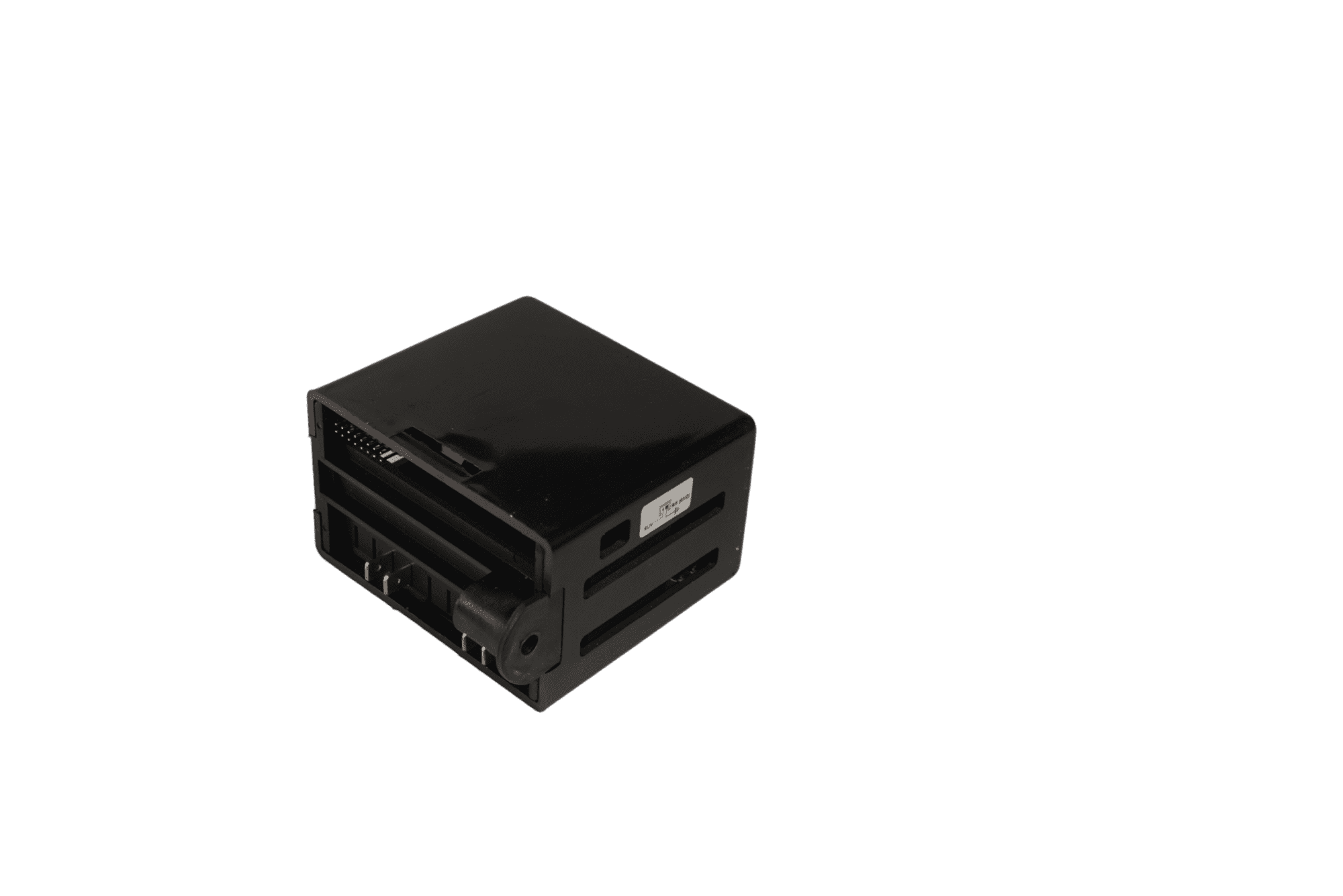 A Gicar ELETDOSPIDDS12015 Brain Unit - 9.9.37.40G, 115V (VBM DB V4 2015 only) is shown against a plain black background, displaying its various ports and slots. © 2025 1st-line.com