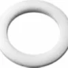 A La Pavoni Gasket, a smooth, white, ring-shaped object with a central circular hole resembling a washer or donut, is displayed against a white background. © 2025 1st-line.com