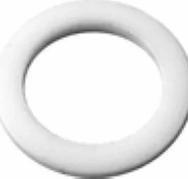 A La Pavoni Gasket, a smooth, white, ring-shaped object with a central circular hole resembling a washer or donut, is displayed against a white background. © 2025 1st-line.com