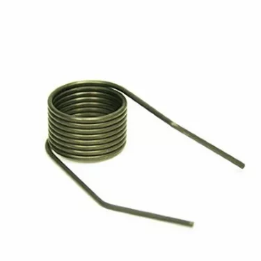 A Macap M4/M5 Doser Mechanism Spring, featuring several tightly wound metal coils and two straight ends, is displayed on a plain white background. © 2025 1st-line.com