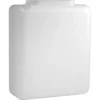 A plain, rectangular white plastic container with rounded edges stands upright against a white background. This Nemox 100821 Water Tank / Reservoir offers reliable storage for your water needs. © 2025 1st-line.com