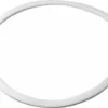 A Rancilio 36220018 S Gasket for Boiler S27, a white, slightly irregular oval ring, displayed on a plain white background. © 2025 1st-line.com