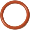 A red-orange Lelit MC752-13 Heating Element O-ring with a smooth rubber surface, displayed against a white background. © 2025 1st-line.com