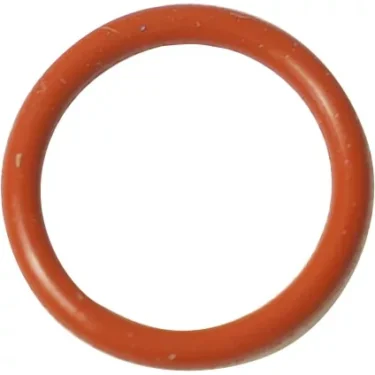 A red-orange Lelit MC752-13 Heating Element O-ring with a smooth rubber surface, displayed against a white background. © 2025 1st-line.com