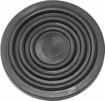 A round, black rubber object with concentric raised rings, resembling a speaker or diaphragm seal, viewed from above—like the La Pavoni 137P-93 Rubber Base Foot/Leg. © 2025 1st-line.com