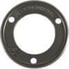 A round metal flange labeled THERMOSTEEL, with three bolt holes and a central opening, resembles the Rancilio 69000306 64mm Single Flat Grinding Burr, engraved text visible against a white background. © 2025 1st-line.com