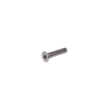 A silver Caffemotive Screw for the Bacchi Espresso Machines shower/dispersion screen, featuring a flat, round head and hexagonal socket, shown on a white background. © 2025 1st-line.com