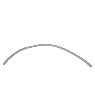 A single La Nuova Era NE.F1 Tube 7x4mm, slightly curved and gray, is centered on a plain white background. © 2025 1st-line.com