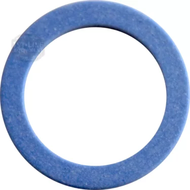 A solid blue Rancilio 36220023 Gasket for Stainless Steel Heating Element - Silvia V4 with a smooth surface is shown on a white background. © 2025 1st-line.com