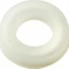 A top-down close-up of the La Pavoni Mini Rubber Gasket, showing its circular form and central hole, made of white or translucent rubber. © 2025 1st-line.com