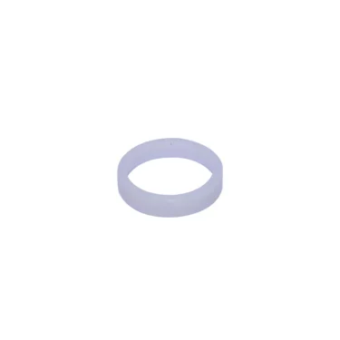 A translucent, circular plastic Rancilio 36930017 Joint from Steam Wand to Steam Valve for Epoca is shown centered on a plain white background. © 2025 1st-line.com