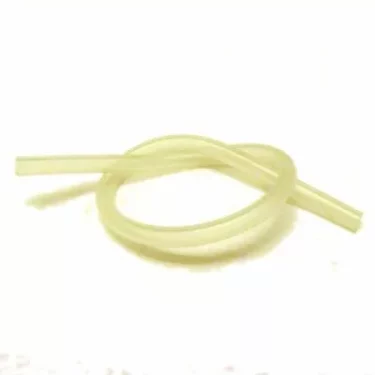 A translucent, flexible La Pavoni Silicone Tube is coiled loosely against a plain white background. © 2025 1st-line.com