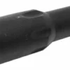 Black cylindrical insulated female spade connector, like those used with the Rancilio 38121018 Filter Holder Handle. Shown on a white background, it features a textured grip area in the middle. © 2025 1st-line.com