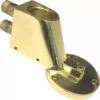 Brass marine antenna mount with threaded female connector, two coaxial ports, and a four-hole round base—crafted with the same precision as the Elektra 01452019 Brass Grouphead Delivery Unit. © 2025 1st-line.com