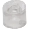 Clear plastic cylindrical part with a slightly domed top and an indented section, shown on a white background. Faint “1st-Line Equipment” watermark on lower right. Compatible with Ascaso I.2528 Steam LED Button. © 2025 1st-line.com