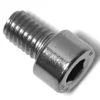 Close-up of the Elektra 01818035 Inox Screw M8X12, a partially threaded hex socket cap screw with a cylindrical head and hexagonal recess for an Allen wrench, shown on a white background. © 2025 1st-line.com