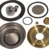 Metal and rubber components—rings, mesh discs, and fittings—from the Elektra 01886034 Pod Kit for Cappuccina are arranged on a white background, suitable for plumbing or mechanical assembly. © 2025 1st-line.com