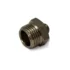 The ACS VES0112 1/2 to 1/8 Reducer is a metal hexagonal pipe fitting with a wider opening and a narrower threaded end, commonly used in espresso makers, shown against a white background. © 2025 1st-line.com