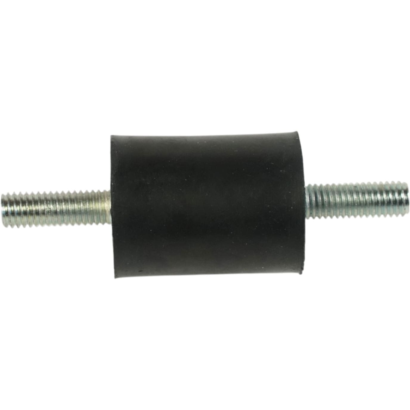 The Ambiente Espresso Shock Absorbing Rear Foot/Leg for Vesuvius and Vostok 1 reduces vibration and noise in machinery with its cylindrical rubber design and metal threaded rods on each end. © 2025 1st-line.com