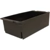 The Ascaso I.2519 Upper Water Tray is a rectangular, black plastic tray with slightly tapered sides, a recessed top rim, and embossed branding on the side. Shown empty against a white background. © 2025 1st-line.com