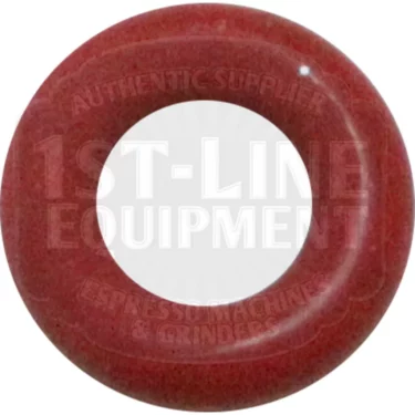 The Ascaso I.2541 Water Tank O-Ring 6X3mm is a reddish-brown circular replacement part, shown from above with faint 1st-Line Equipment text—perfect for Ascaso machines. © 2025 1st-line.com