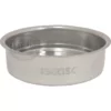 The Ascaso I.2683 Supercream Filter Basket is a 1-cup, 57mm pressurized stainless steel basket (2015 version) with ascaso engraved on the side, shown against a white background. © 2025 1st-line.com