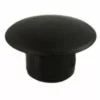 The Ascaso MI.103 Cap for Body Panel fits I-1, I-1D, I-2, I-2D, I-Mini, and I-Steel models; it’s a black plastic cap with a wide flat top and short base used to cover or fill holes in panels—ideal for replacements. © 2025 1st-line.com