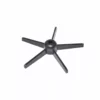 The Ascaso MI..34 Upper Star / Sweeping Vane (I-1D, I-2D) is a black plastic part with six arms and a central circular hub, shown against a white background. © 2025 1st-line.com