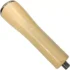 The Ascaso PM.259 Versatile Upgraded Wood Filter Handle features a smooth, light finish, a rounded metal cap, and a screw thread end, designed for compatibility with Ascaso PM.259 and shown isolated on a white background. © 2025 1st-line.com