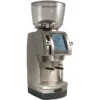 The Baratza Forte AP All Purpose Commercial Coffee Grinder features ceramic burrs, a stainless steel build, a clear bean hopper, and a digital touchscreen for precision settings. © 2025 1st-line.com