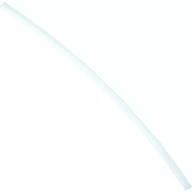 The Bezzera 5194597LL Pump Load Hose, a clear and flexible plastic tube, is shown diagonally from lower left to upper right against a white background. © 2025 1st-line.com