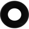 The Caffemotive FAOI0004X00 Viton O-ring Gasket for Spout Cap is a black, circular gasket with a hollow center, shown from above against a white background. © 2025 1st-line.com