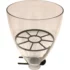 The Ceado - Hopper for E92 with Shutter is a clear plastic, funnel-shaped hopper featuring a black circular grate and bottom spout, designed for efficient dispensing or filtering in Ceado E92 equipment. © 2025 1st-line.com