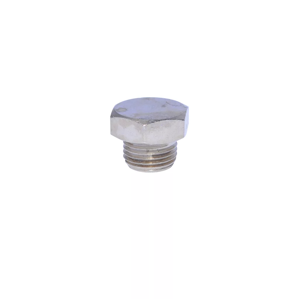 The Didiesse 1/8 Plug is a metallic, hexagonal plug with a threaded base, shown against a plain white background. © 2025 1st-line.com