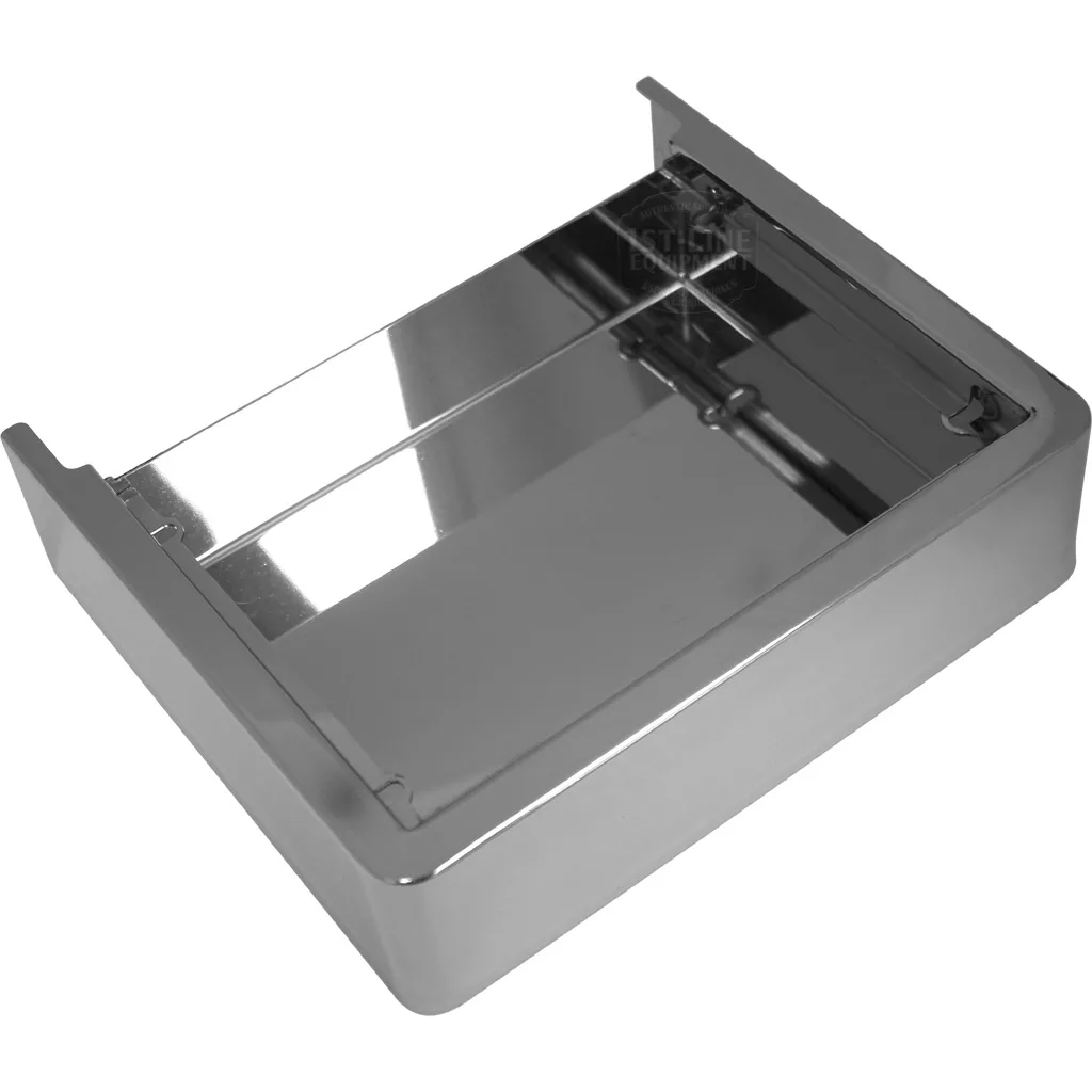 The DISCONTINUED Lelit MC941 Drip Tray is a rectangular, shiny stainless steel knock box drawer with an open top for used coffee grounds and can also serve as a drip tray for espresso preparation. © 2025 1st-line.com