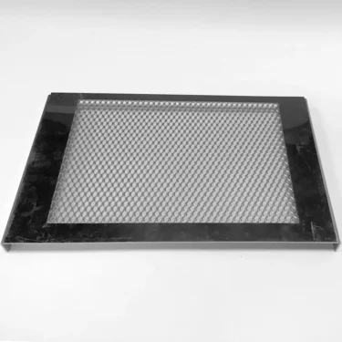 The DISCONTINUED VBM GRIGCSDOMSNEW Drip Tray Grill (Cover) features a solid rectangular frame with a diamond-patterned wire mesh center and is shown on a white background. © 2025 1st-line.com