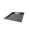 The ECM P3009 Left Body Panel is a rectangular stainless steel tray with raised edges on three sides, shown at an angle against a white background. © 2025 1st-line.com