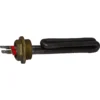 The ECM US1003 110V Heating Element is a black, U-shaped component with a brass threaded base and two metal connectors on one end, shown isolated on a white background. © 2025 1st-line.com