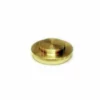 The Elektra 00110014 Support for Grouphead Spring, a round, flat, gold-colored metal piece with a raised center and code 00110014, is displayed on a white background. © 2025 1st-line.com