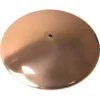 The Elektra 00600019 Copper Water Tank Cover is a round, smooth metallic disc with a central hole and a brushed copper finish that reflects light. © 2025 1st-line.com