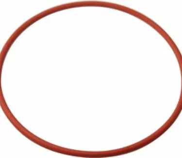 The Elektra 00711035 Boiler O-ring is a single red rubber O-ring for boiler maintenance, shown on a white background. © 2025 1st-line.com