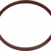 The Elektra 01168035 Heating Element Gasket for Boiler Flange is a single brown rubber O-ring, circular in shape and displayed on a white background. © 2025 1st-line.com